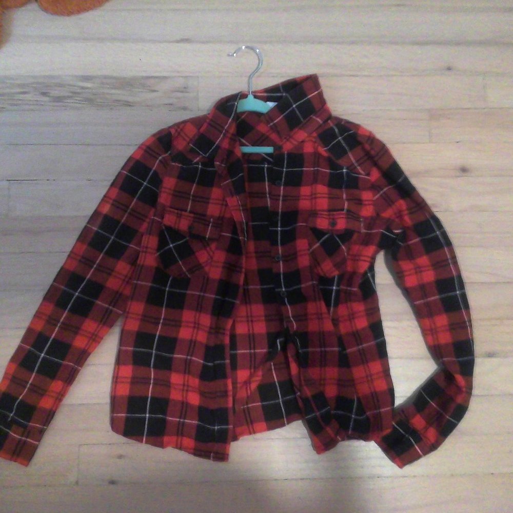 ActiveUSA Red flannel size S womens
